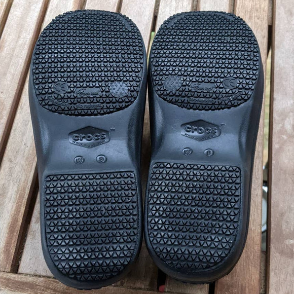 CROCS Neria Pro II Dual Comfort black clogs womens size 9 - Picture 10 of 10